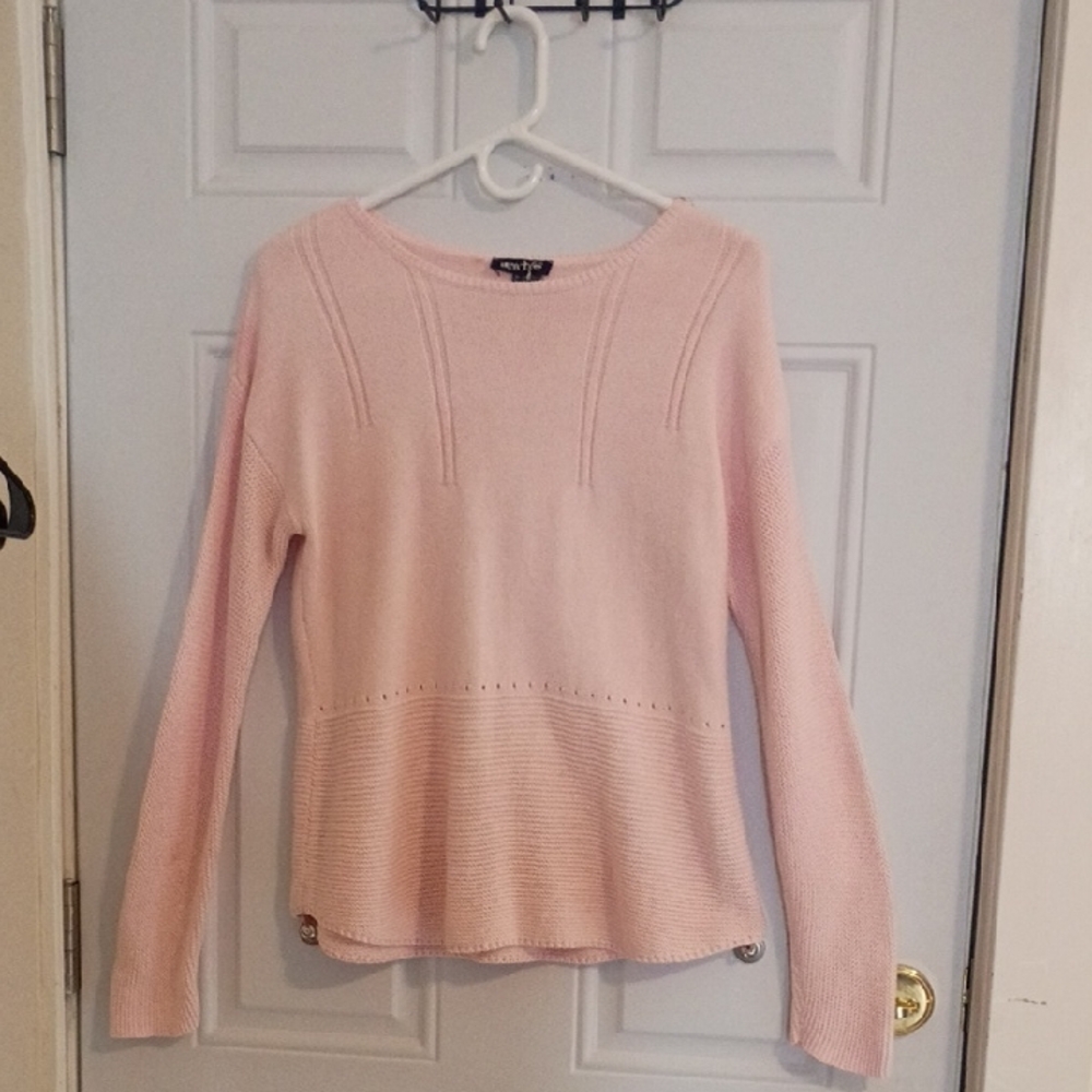 MARBLE Soft Pink Crew Neck Sweater